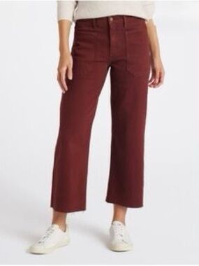 JustUSA Tailored High-Rise Wide Legged Denim Jeans